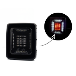 Horpol Rear Fog / Reverse multifunction light CUBE with black frame PN:LZD2876