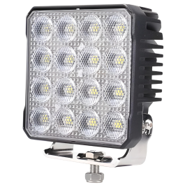 Durite 0-420-11 80W 6431 Lumens LED Work Lamp With R65 Amber Warning Light 12/24V PN: 0-420-11