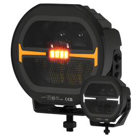 Durite R65 66W 7" LED High Beam Driving with Position & Amber Warning Lamp PN: 0-537-56