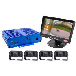 Durite 4-774-24 1080p 360° ADAS AI Camera System with Monitor (4x VRU Cameras) PN: 4-774-24