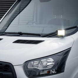 Stealth LED Ford Transit 2020+ Twin 4″ Dark Force LED Bonnet Kit PN: GL157