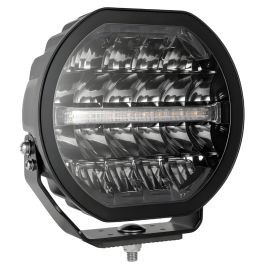 Van Master POWERLUX7 7800lm Round 7" Driving Lamp With A Dual Colour Dynamic Position Light and Strobe PN: VMG-POWERLUX7