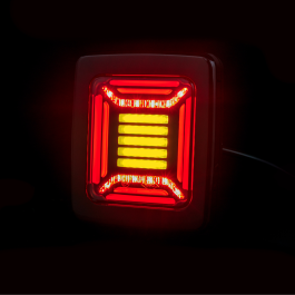Horpol Rear STI multifunction light CUBE with black frame PN:LZD 2877