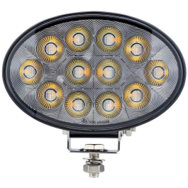 Durite R65 Clear/Amber Oval Work Lamp - 12/24V PN: 0-421-08