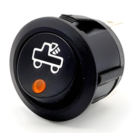Van Master 20mm 12/24V Round on/off LED Spot Illuminated Rocker Switch Vehicle Work Light Image PN: VMGSWITCH4