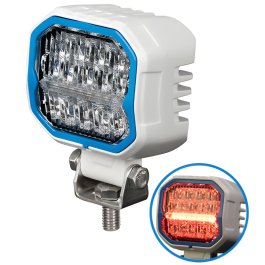 Durite 3.3" Energy Efficient Work Lamp with Red Position Lamp - 12/24V PN: 0-421-81