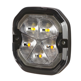 VSWD S500 Amber Red Surface Mount R65 Strobe PN: VSWD-S500-AR