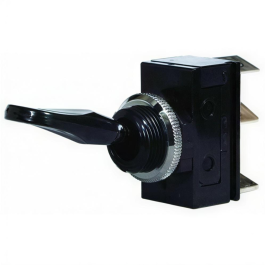 Durite 0-658-00 Change Over or On/Off Flick Switch with Nylon Paddle Lever - 10A at 12V PN: 0-658-00