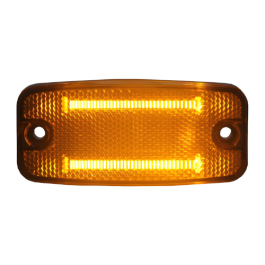 Ledson OptoLine D Amber Side Marker Light 12/24V PN: 360523