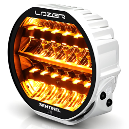 Lazer Lamps Sentinel 9" Elite (White) Gen2 LED Driving Light With Position Light (NEW MODEL) PN: 0S9-ELITE-PL2-WHT