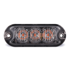 LAP Electrical KLED3A 10-30V IP69K R65 3 LED Warning Light PN: KLED3A CLEARANCE