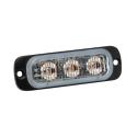 LAP Electrical Slimline 3 LED 10-30v R65 Amber Strobe PN FLED3A