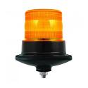  LED Autolamps 10-30V R65 Amber LED Warning Beacon - Single-Bolt Mount PN: EQPR65ABM-SB 