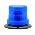  LED Autolamps 12-48V Compact Blue Warning Beacon - Three-Bolt Mount PN: 128BMF 