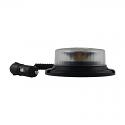LED Autolamps 12/24V R65 Low Profile LED Beacon - Magnetic PN: LPBR65C-MM