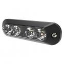 ECCO ED3704A Amber 4 LED Surface Mount Directional Light PN: ED3704A