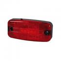 Durite 0-170-65 Red LED Rectangular Rear Marker Lamp - 12/24V PN: 0-170-65